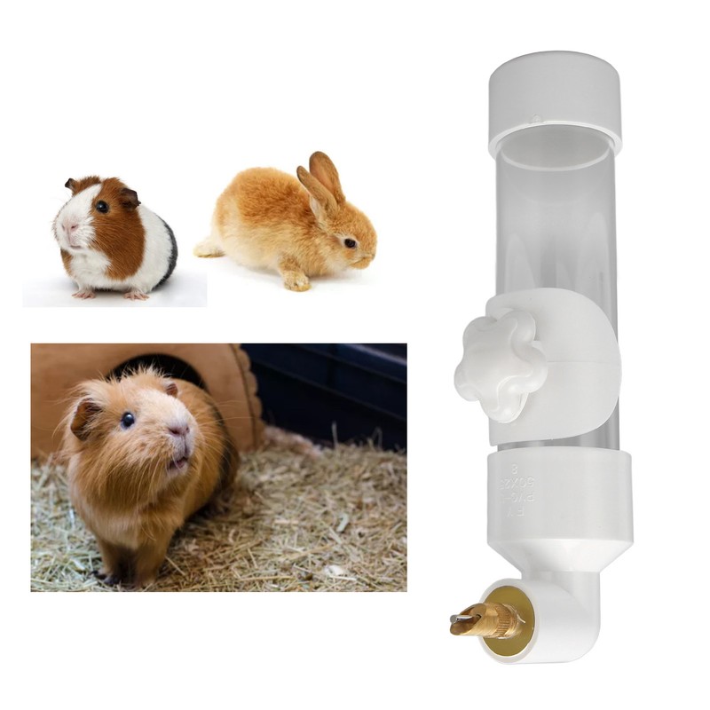 Small Animal Water Bottle Large Capacity Leakproof Transparent Rabbit Water