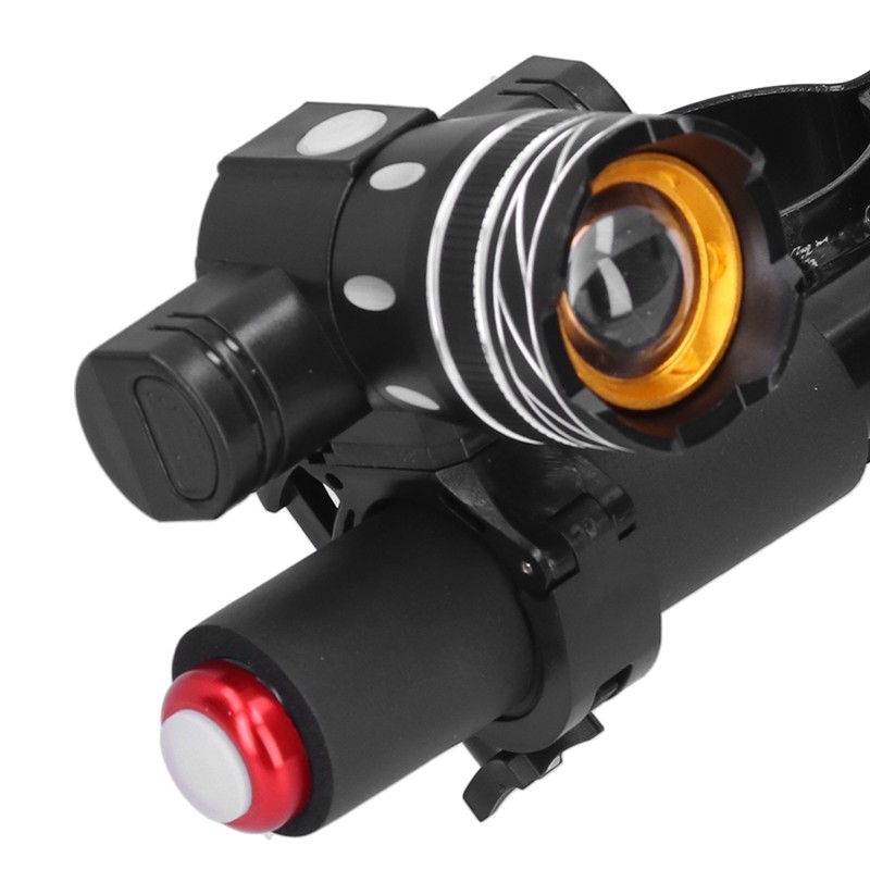 T6 Spotlight LED Headlamp Electric Scooter Holder Front Light With