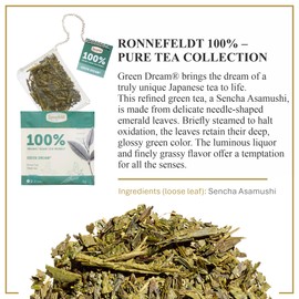 Ronnefeldt 100% Very Early Grey – German Loose Leaf Earl Grey Black Tea with Natural Bergamot – Bold & Aromatic – Caffeine Boost – 15 Individually Wrapped Bags