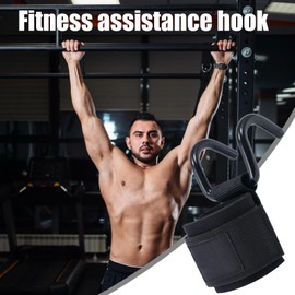 Wrist Hooks for Weightlifting | Multi-Functional Fitness Grip - Anti Slip Pull Up Wrist Straps Hook for Gym Training Deadlift Squat Weightlifting Fitness