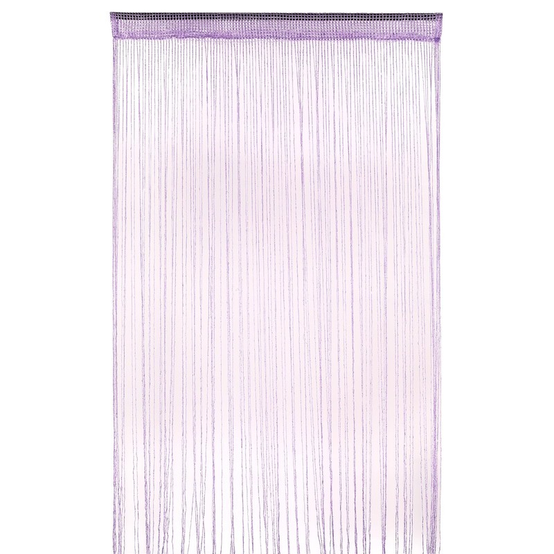 WedDecor Lilac Purple String Curtains Glitter Fringe Panel Fly Screen