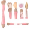 Viaje rochas para maquillaje, Brochas de Viaje, 4 en 1