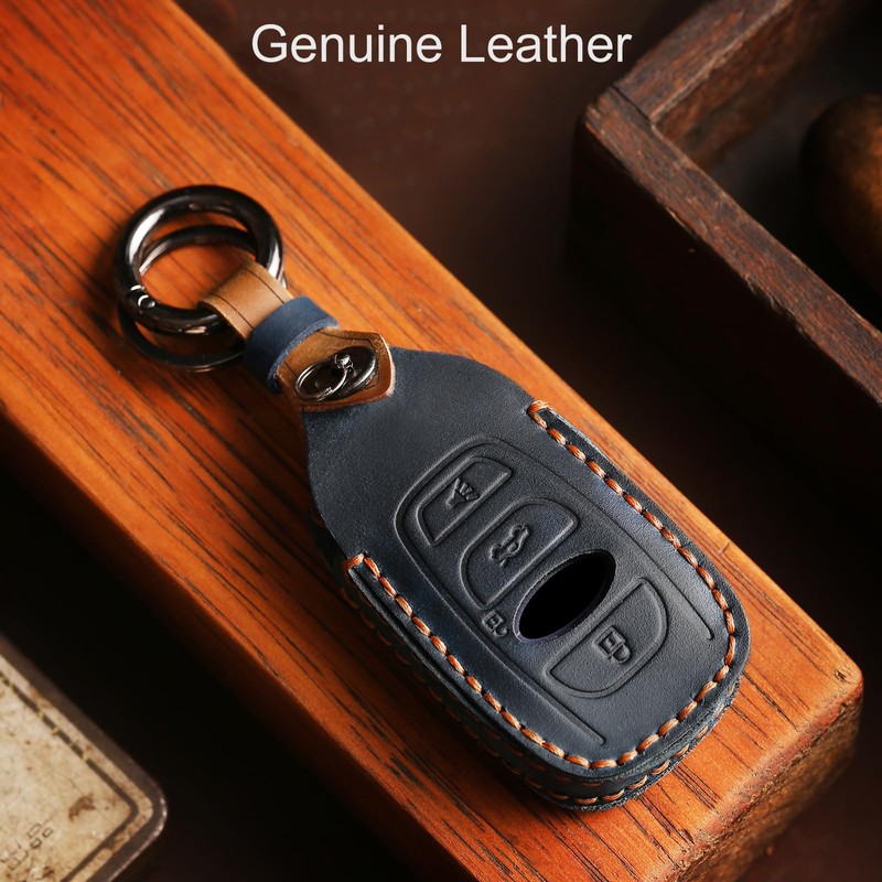 Aoocar Leather Key Fob Cover, Compatible with Subaru Forester CrossTrek