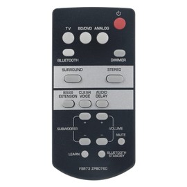 ALLIMITY FSR73 ZP80760 Replace Remote Control fit for Yamaha AV Receiver TS-1050 YAS-105 SRT-700 TS1050 YAS105 SRT700