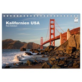 California USA (Desk Calendar 2026 DIN A5 Landscape), CALVENDO Monthly Calendar: 13 Dreamlike Travel Photos from the West of the United States. (CALVENDO Places)