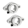 sourcing map 2PCS SHF25 Aluminum Linear Motion Rail Clamping Rod