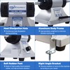 CTISMICE Jewelry Bench Polisher, Adjustable Variable Speed Benchtop Polishing Machine,