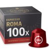 ‘Roma’ Strong Espresso for Nespresso | 100 Bold Aluminum Capsules