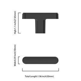 Coinkoly 10 Pack Matte Black Cabinet Knobs Kitchen Pulls for Cabinets Black Drawer Knobs Dresser Hardware for Cupboard Bathroom CK0084