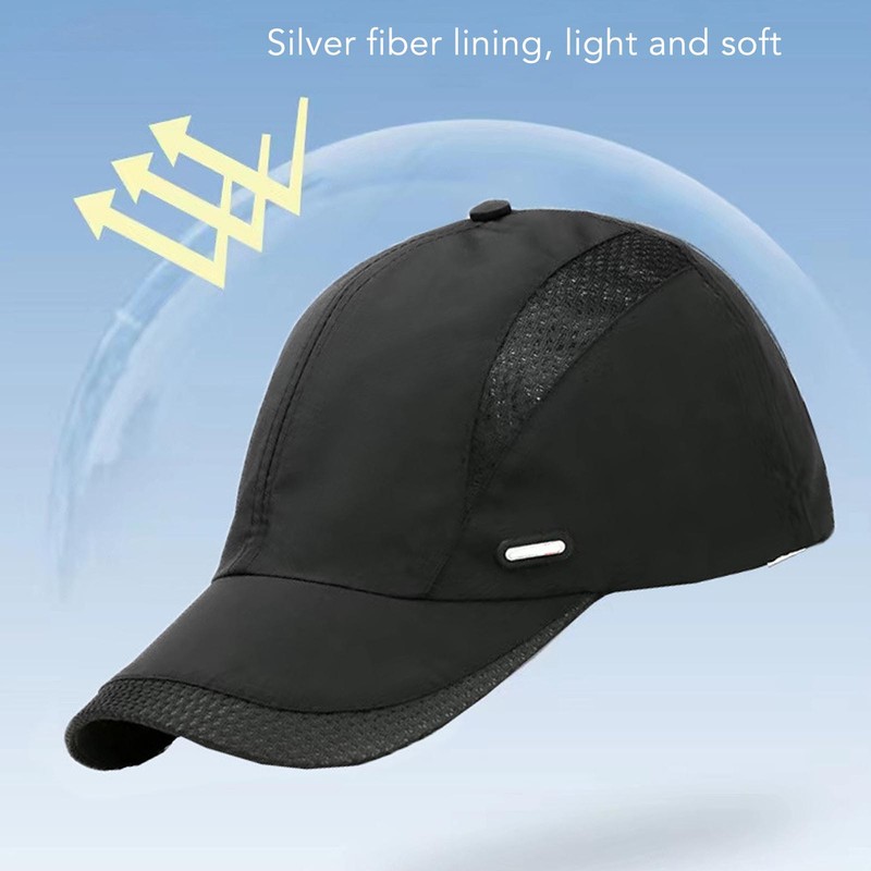 Anti Radiation Cap Full Silver Fiber Lined EMF Radiation Protection