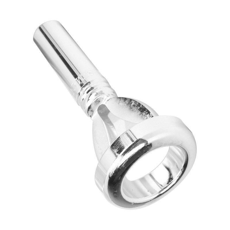 Trombone Mouthpiece Trainer Cooper Silver Plated Simulator Trumpet Practice Instrument