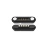 1Pair Magnetic Pogo Pin Connector, 2P/3P/4P/5P/6P/7P/8P/9P/10P/12Pin DC Power Male+Female Socket,