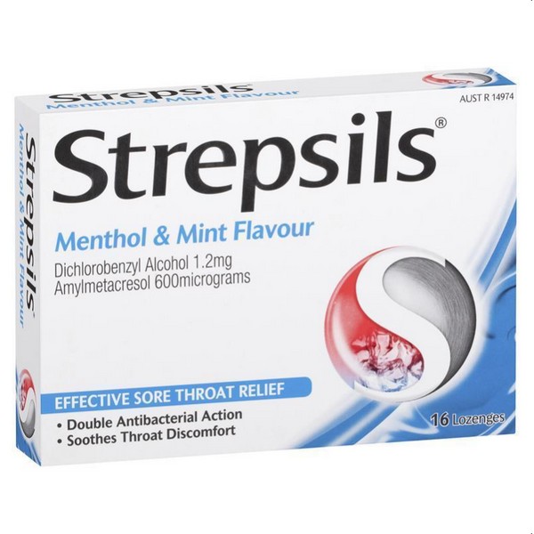 Strepsils Menthol And Mint 16 Lozenges (expiry 2/24)