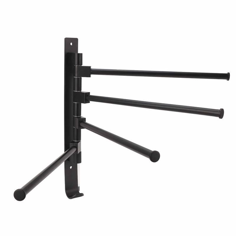 RV Clothes Drying Rack Aluminum Multifunctional Drilling Free Wind Proof