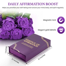 The Affirmation Scratch Cards: A Daily Motivation & Positivity Kit | 52 weeks Inspiring Scratch-Off Cards for Empowerment, Self-Love & Mindfulness | Unique Self-Care Gift Box for Women