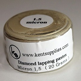 Kent Grit 1.5 Micron Diamond Polishing Paste Lapping Compound in 20gr Container