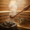 Figura Santa Ladle Olive Wood High-Quality Soup Ladle Sauna Ladle