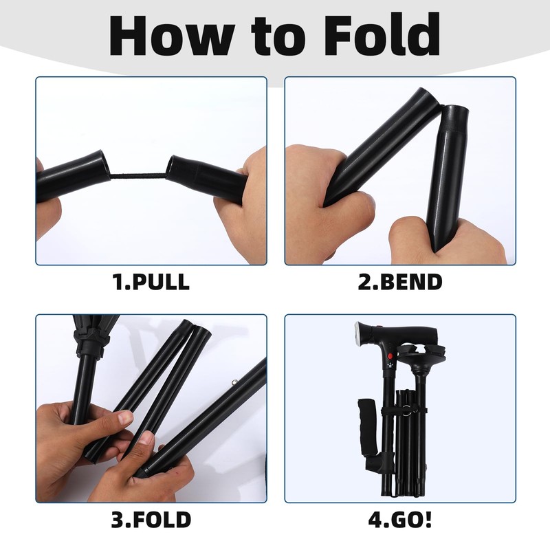 Ready Walker Smart Cane，CaneHero Walking Canes for Women & Men，Freedom
