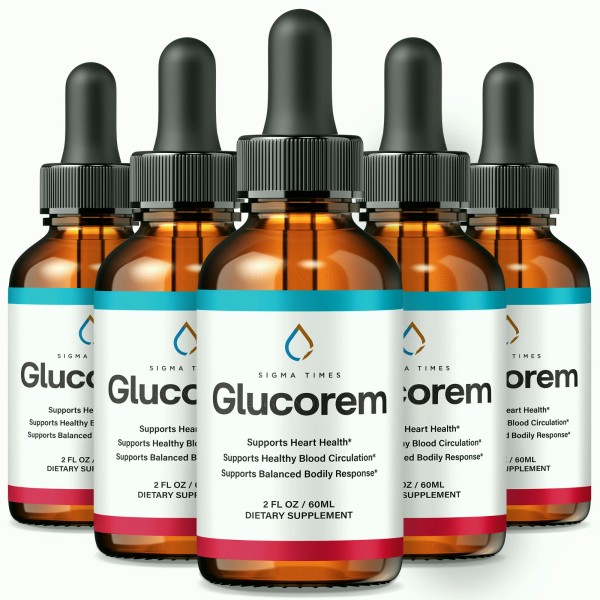 Sigma Times (5 Pack) Glucorem Drops - Advanced Liquid Blood