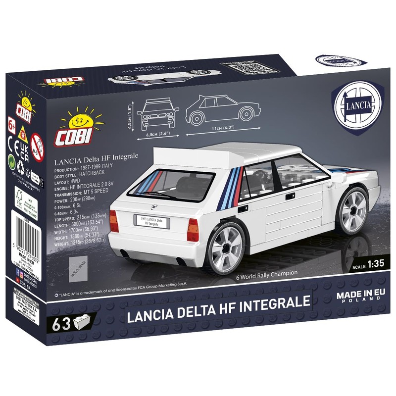 COBI Lancia Delta HF Integrale Vehicle
