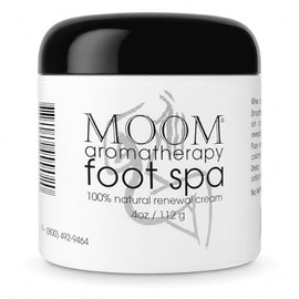 MOOM Crema y loción de spa para pies, hidratante de aromaterapia con menta y eucalipto, crema de pies 100% natural para talones secos y agrietados, pi