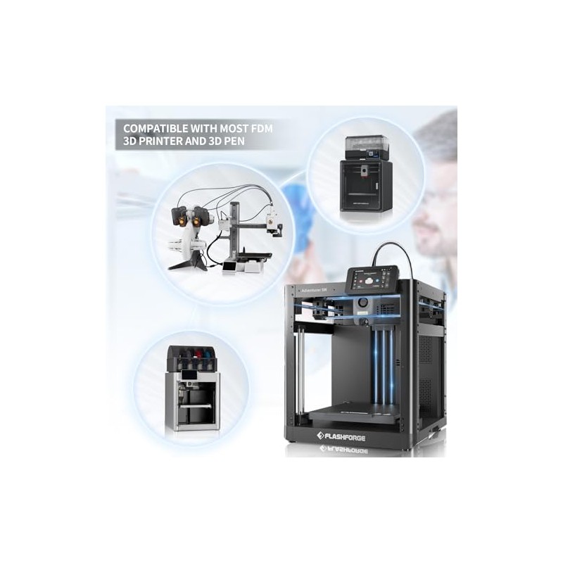 TINMORRY Glass Fiber Reinforced PETG Filament 1.75mm, High Impact Resistance