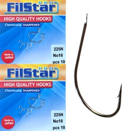 PRO FILSTAR 20 Pieces Fishing Hook Set N18 - Carp Fishing Hooks - Carp Fishing Accessories - Barb Carp Fishing Reversed Hooks - Carp Rigs - Fishing Accessories - Method Feeder - Accessories