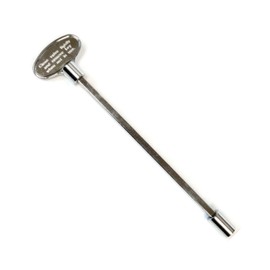 Midwest Hearth Midwest Hearth Universal Valve Key for Gas Fire Pits and Fireplaces - Polished Chrome (8-Inch)