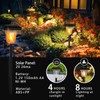 Swingers Solar Lights Outdoor,with Upgraded 2nd-gen Flame tech,LED Solar Torch