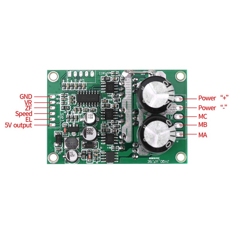 36V -72V 700W Brushless Motor Controller Hall Balanced Car Driver