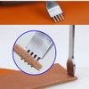 Leather Chisel Hole Punch Tool Set White Steel 2/5/10 Lacing