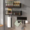 DecruKaltiz Magnetic Spice Rack for Refrigerator,With Strong Magnet Paper Towel