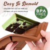 Dubai Chocolate Bar Mold, Food Grade Silicone Deep Mold for