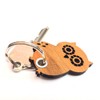 Mr. & Mrs. Panda Owl Side Wing Keyring, neutral