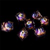 DND Dice Set, 7-Piece Moving Dragon Eye Polyhedral Resin Dice