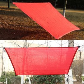 AWSAD Shade Net,Shade Fabric Sun Shade Cloth,Encryption Thickening,Strong and Sturdy,for Patio,Lawn, Garden,Greenhouse, Red,20 Sizes (Color : Red, Size : 2×4m)