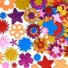 READY 2 LEARN Glitter and Foam Stickers - Stacking Flowers