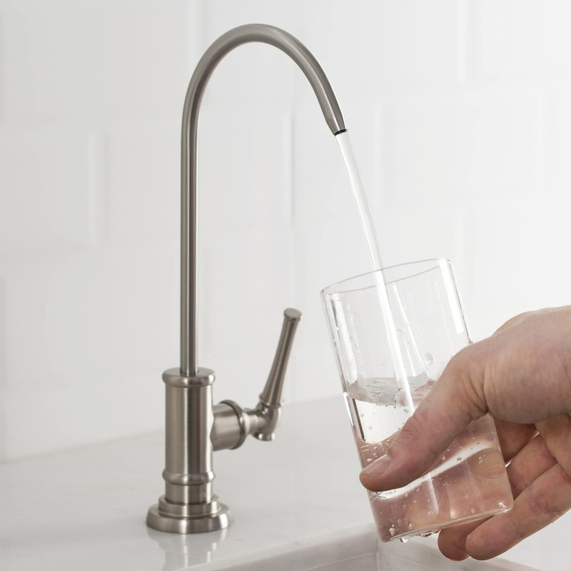 KRAUS Allyn 100% Lead-Free Kitchen Water Filter Faucet in Spot