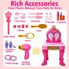Toddler Vanity Magic Makeup Set Table and Chair Girl Toy