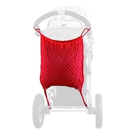sunnybaby 12176 – Shopping Net, Universal Net for Joggers – Pushchairs | with Practical Privacy Screen / Inner Lining | Universal Anchor Closure – Colour: Red | Quality: Made in Germany