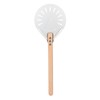 Round Pizza Spatula with 41cm Removable Wood Handle AntiScalding NonSlip
