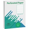 LINGLONG Premium Perforated Paper 8.5 x 11" 4 Part Perf