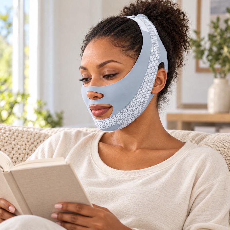Face-Lift With Sleep Face V Shaper Facial Slimming Bandage Relaxation