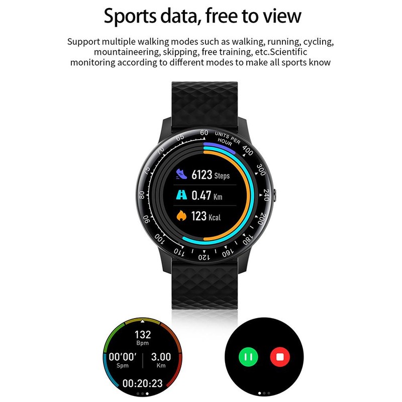 Smart Watch H30 Pedometer Bluetooth Wearable Watch with Large 1.3