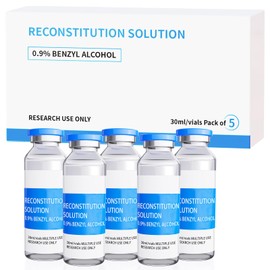 30ML 5 Pack, Premium Glass Vials, Box with Plastic Inner Tray