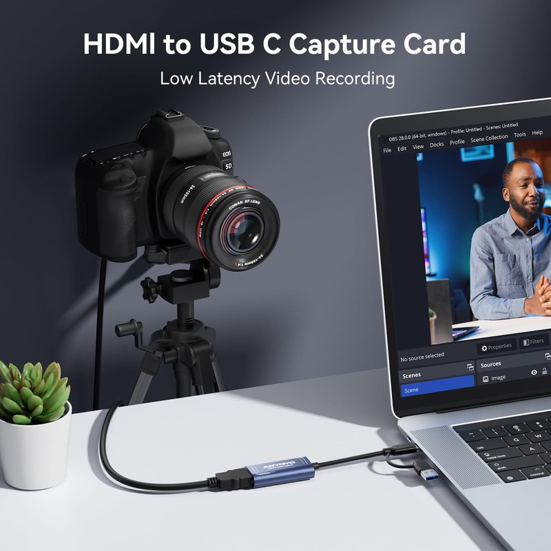 Capture Card, ANYOYO 1080P 60FPS Capture & 4K30 Input Video