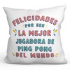 MUGFFINS Felicidades por Ser EL Mejor Cushion with Saying for