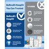 BoRccdit KeepLit 6 Pack Emergency Rechargeable Light Bulbs, 48H Long