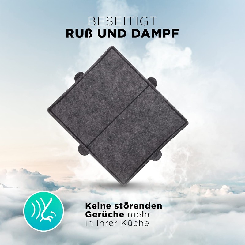 VIOKS Activated Carbon Filter Cooker Hood 288 x 242 mm