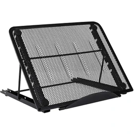KISHNELL Base Soporte Laptop Malla Mesh Plegable Ajustable 6 Niveles